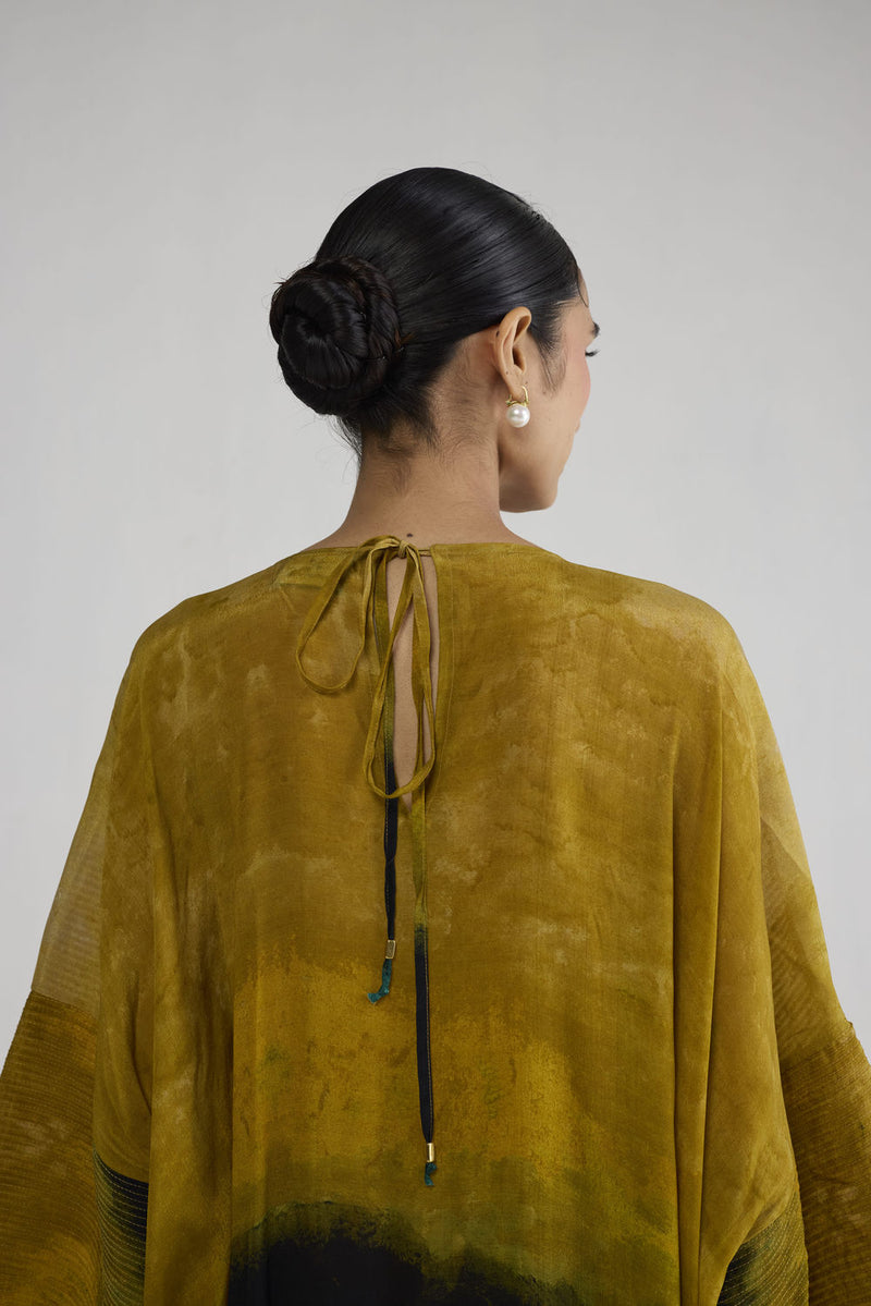 Uri Pintucks Kaftan Kurta Set co-ord set by YAM-ORIENTAL GARDEN SEP'26 for women Worldwide