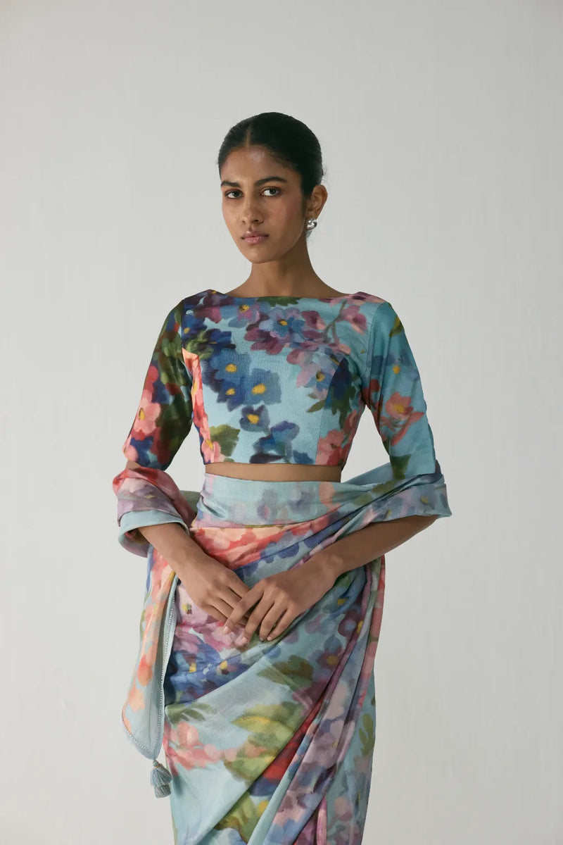 DARLINGTON BLOUSE silk by Yam in multi color for women Worldwide