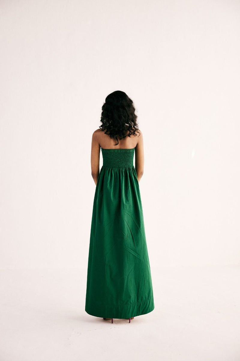 EMERALD GAZE GOWN poplin by Khara Kapas for women Worldwide