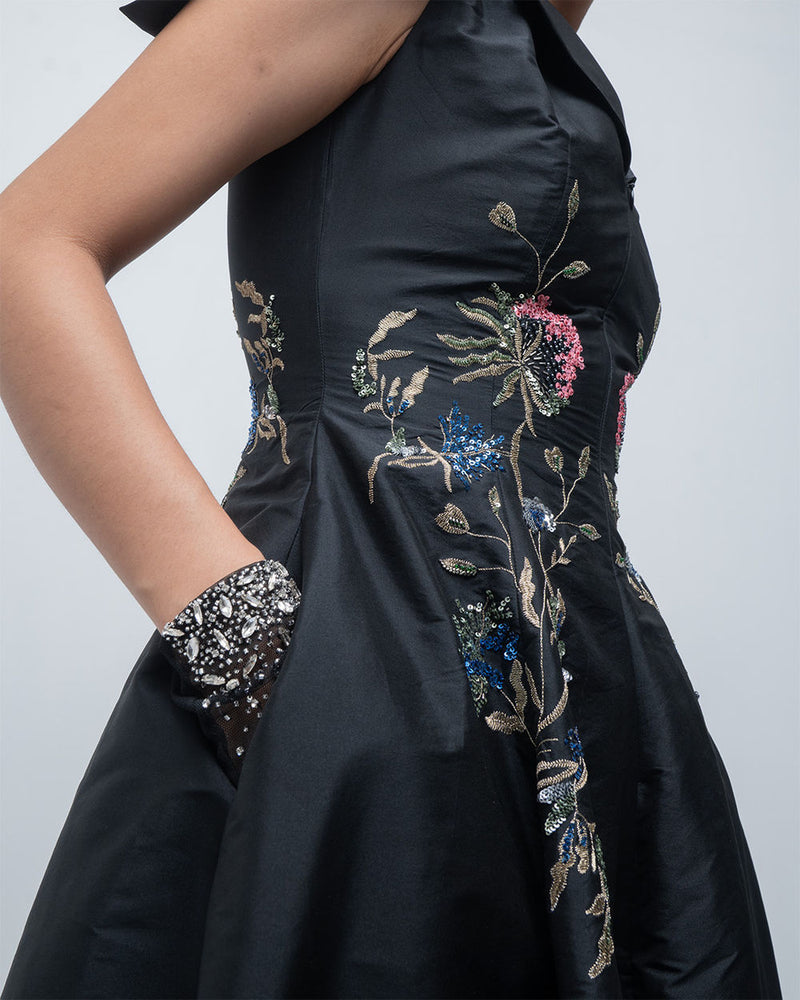 Jenna Dress viscose by Leh Studios in black for women Worldwide