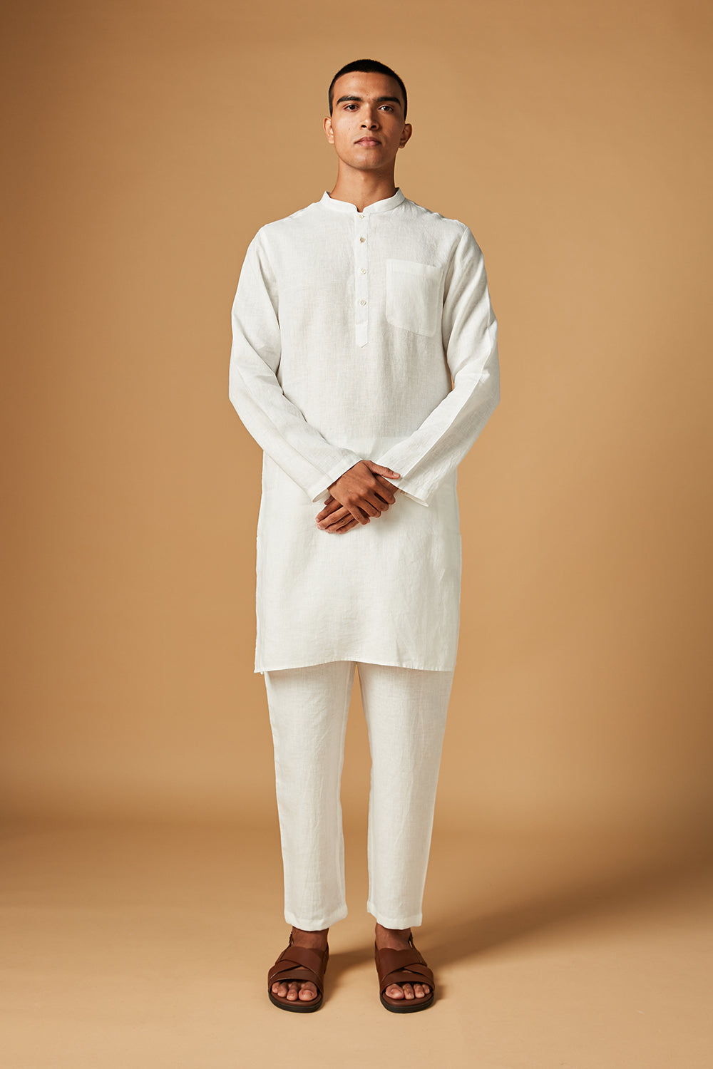 Taj Linen Kurta Set