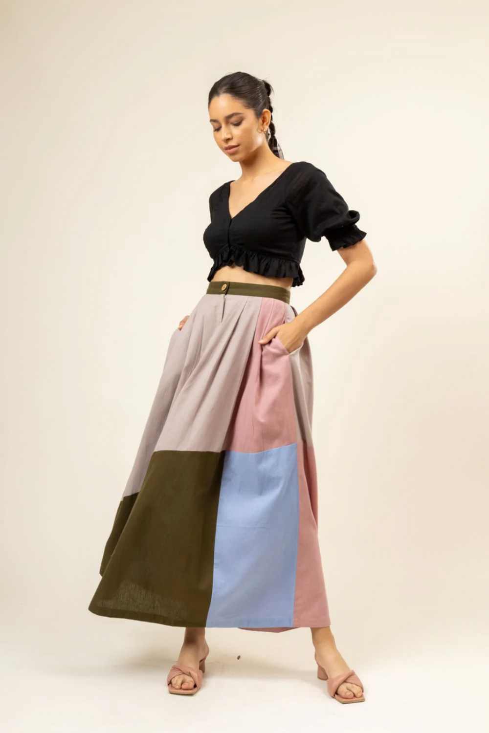 Irene Panelled Skirt