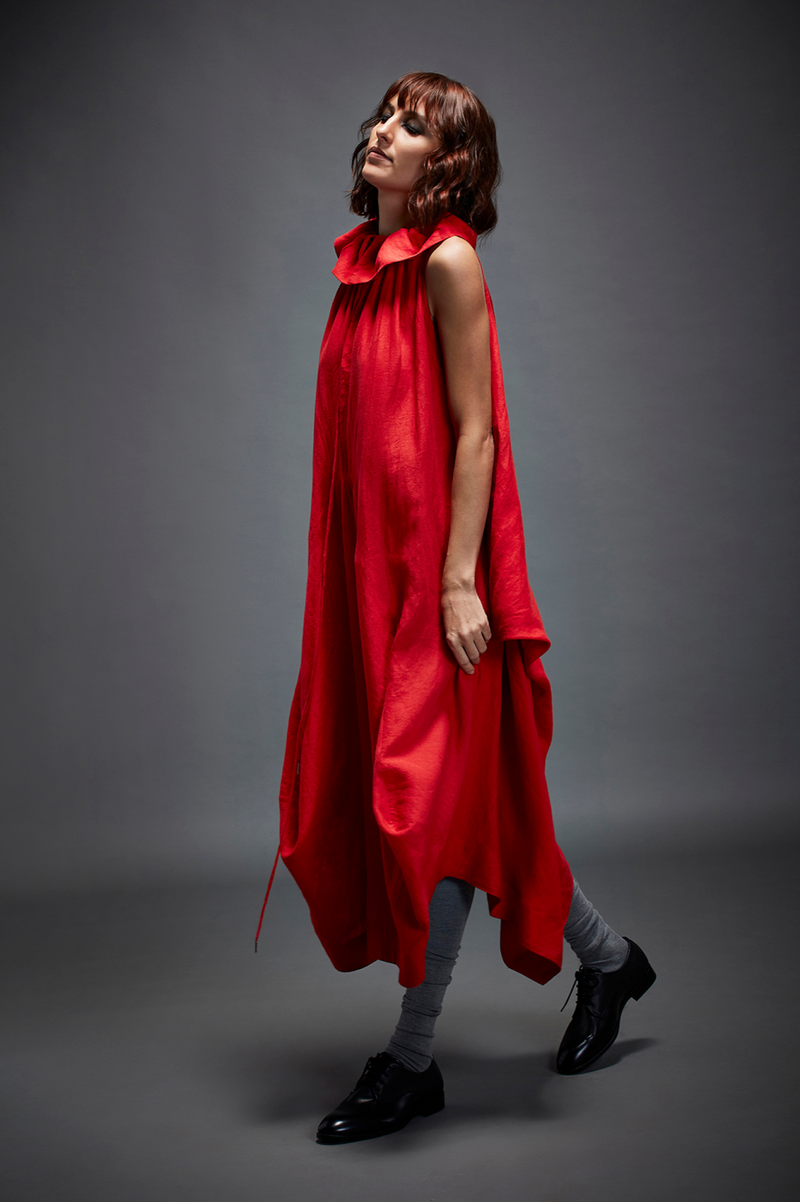 SIRENA DRESS by Chola in red color for women Worldwide