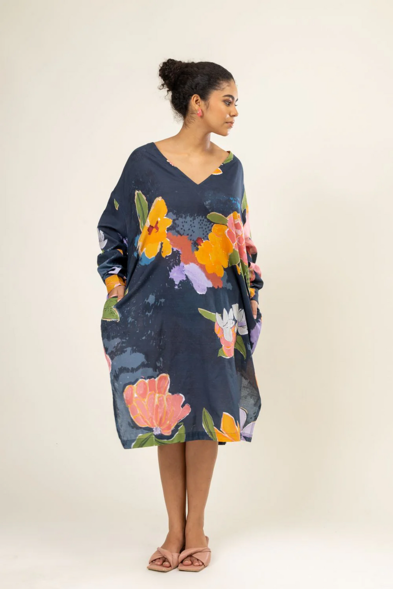 HELEN FLORAL KAFTAN mul by Doodlage in multi color for women Worldwide