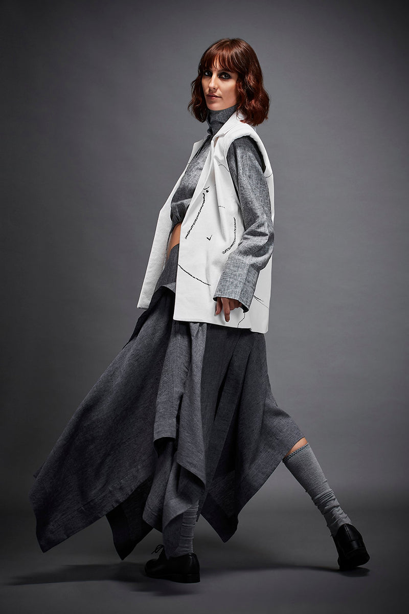 FLYNN JACKET by Chola in white color for women Worldwide