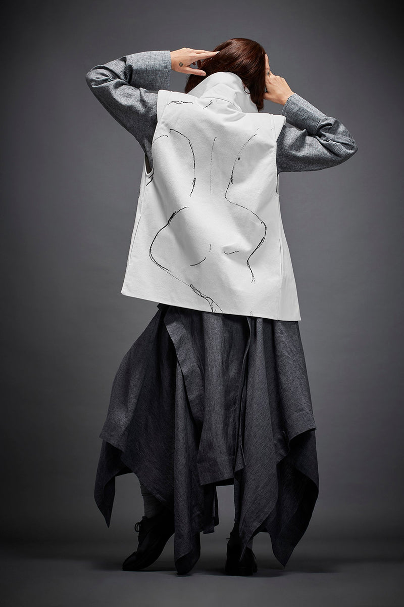 FLYNN JACKET by Chola in white color for women Worldwide