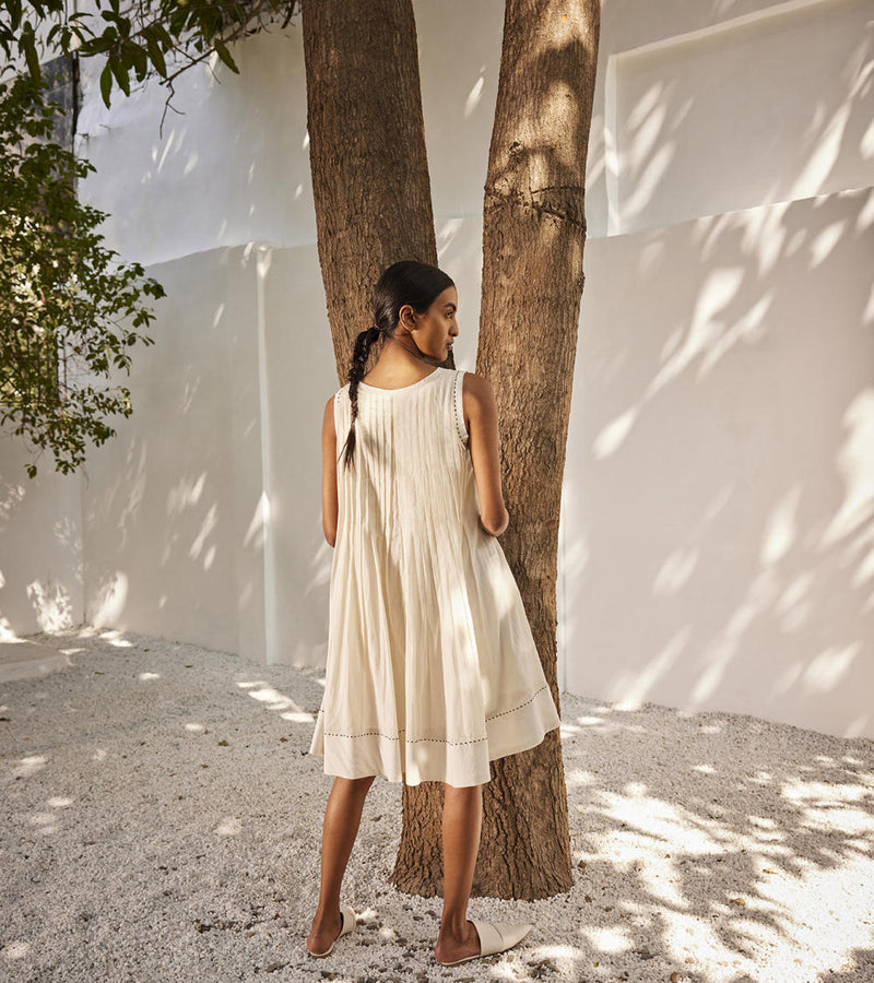 White mist dress Dress by Khara Kapas in white for women Worldwide