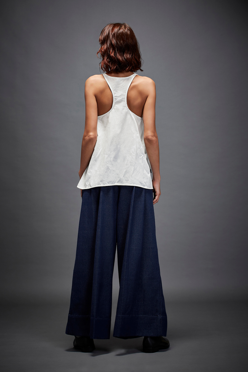 MILLY TOP cotton by Chola in white color for women Worldwide