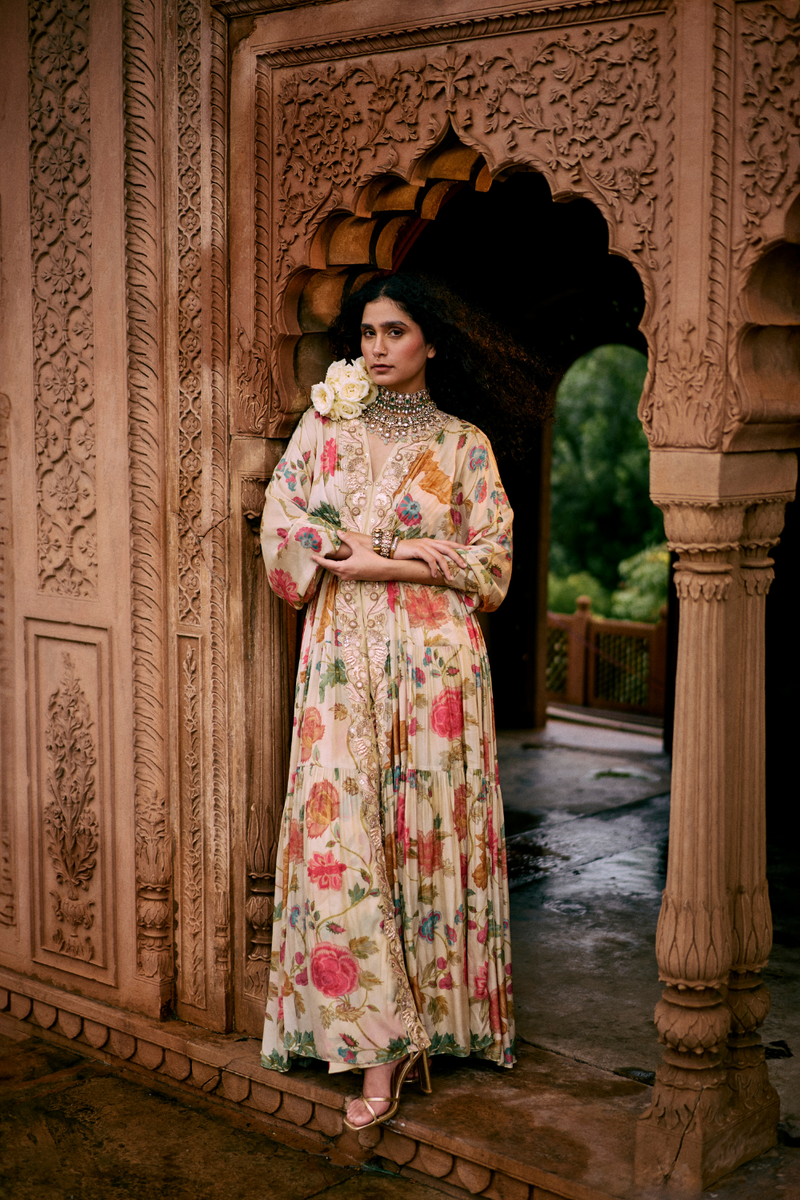 PH-2453 
Kaftan 
Pants Set by Paulmi & Harsh for women Worldwide
