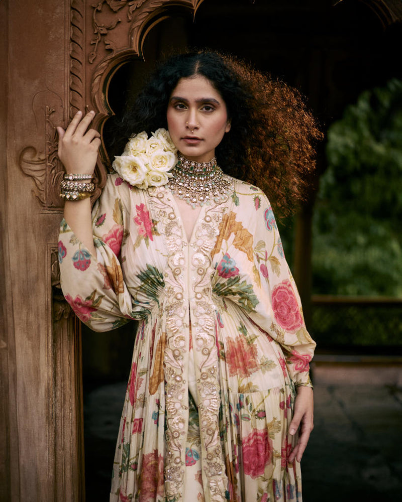 PH-2453 
Kaftan 
Pants Set by Paulmi & Harsh for women Worldwide