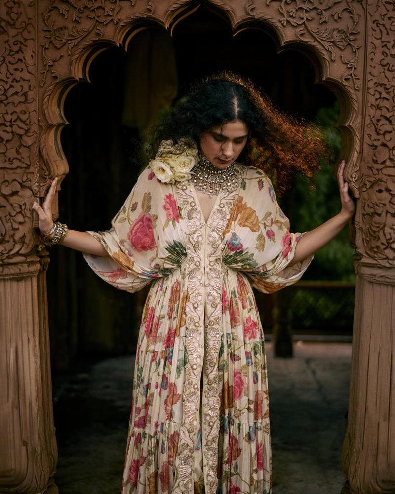 PH-2453 
Kaftan 
Pants Set by Paulmi & Harsh for women Worldwide