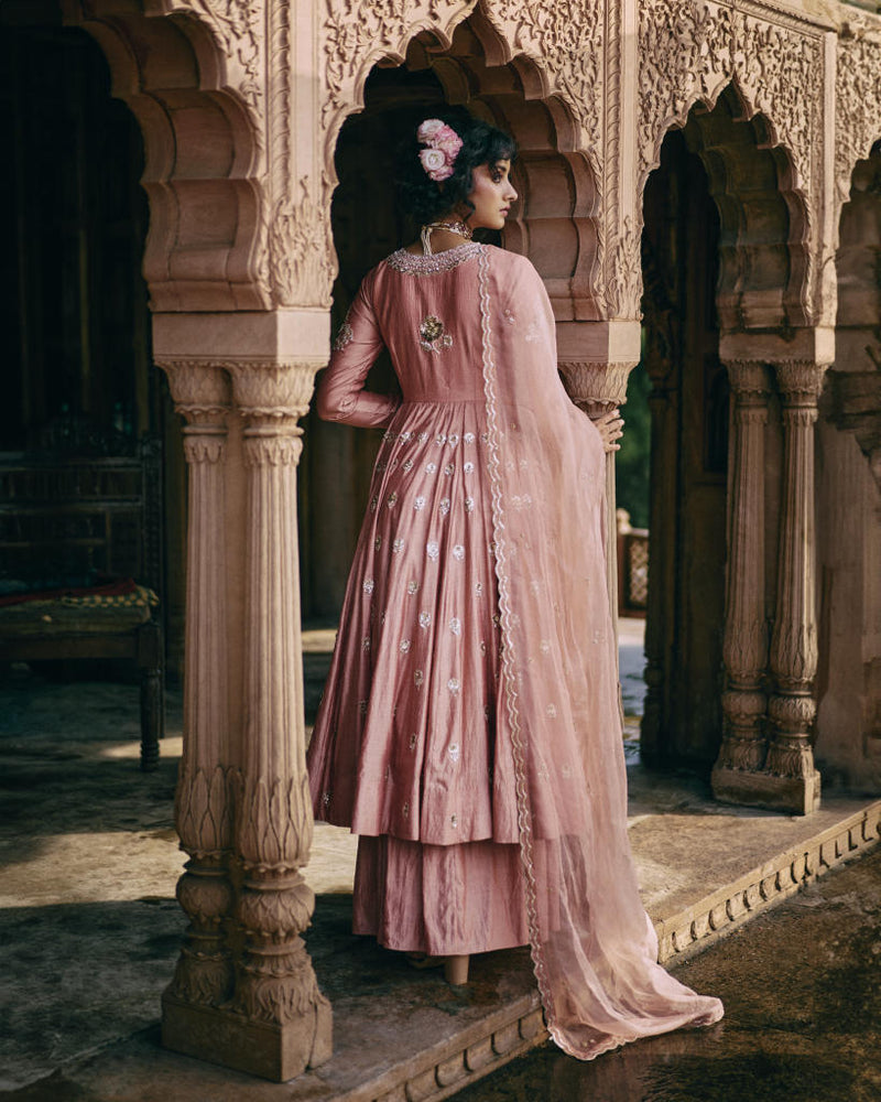 PH-2457 
Anarkali 
Dupatta 
Skirt Set by Paulmi & Harsh for women Worldwide