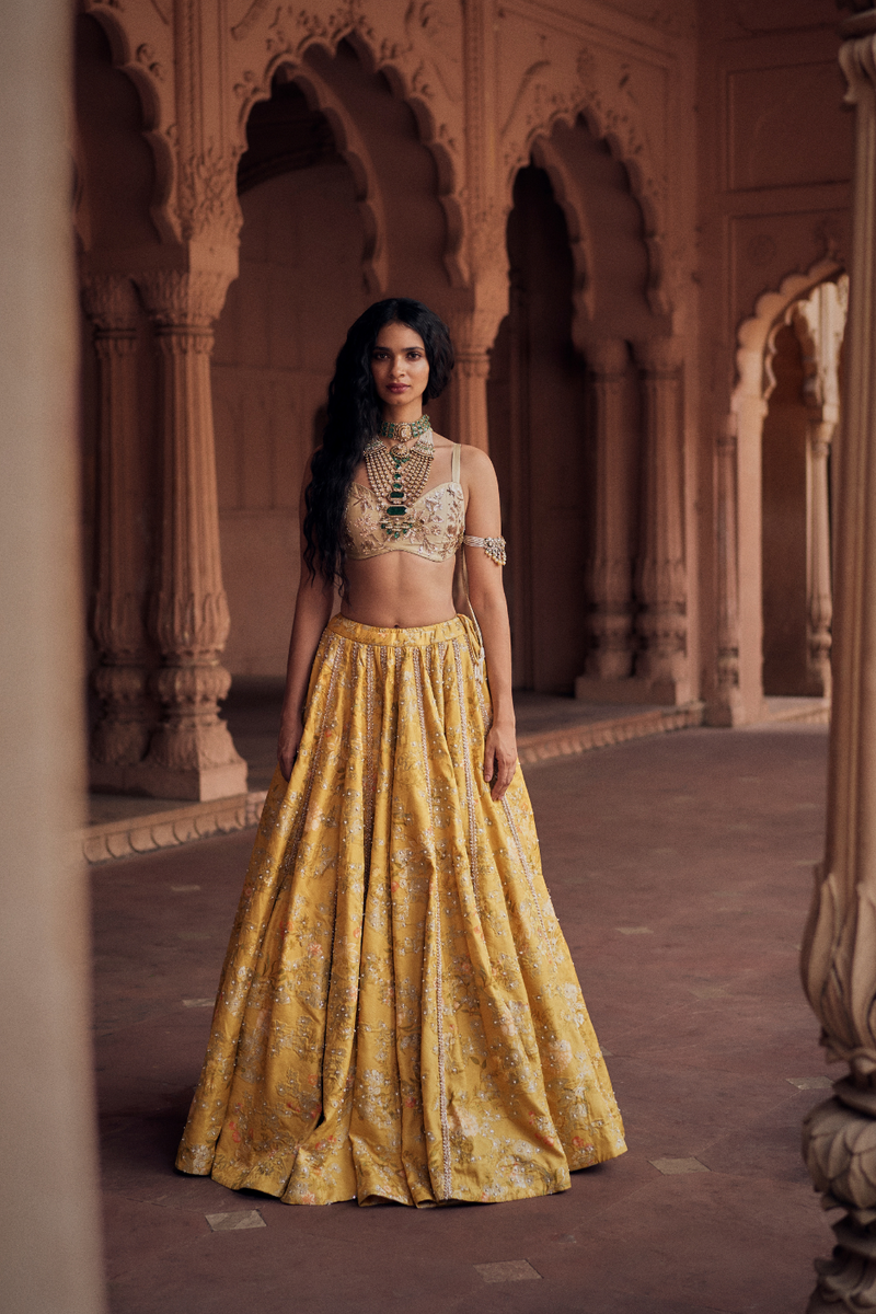 PH-2465 
Lehenga 
Blouse 
Dupatta Set by Paulmi & Harsh for women Worldwide