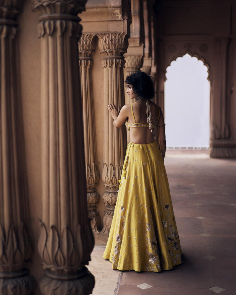 PH-2467 
Lehenga 
Blouse 
Dupatta Set by Paulmi & Harsh for women Worldwide