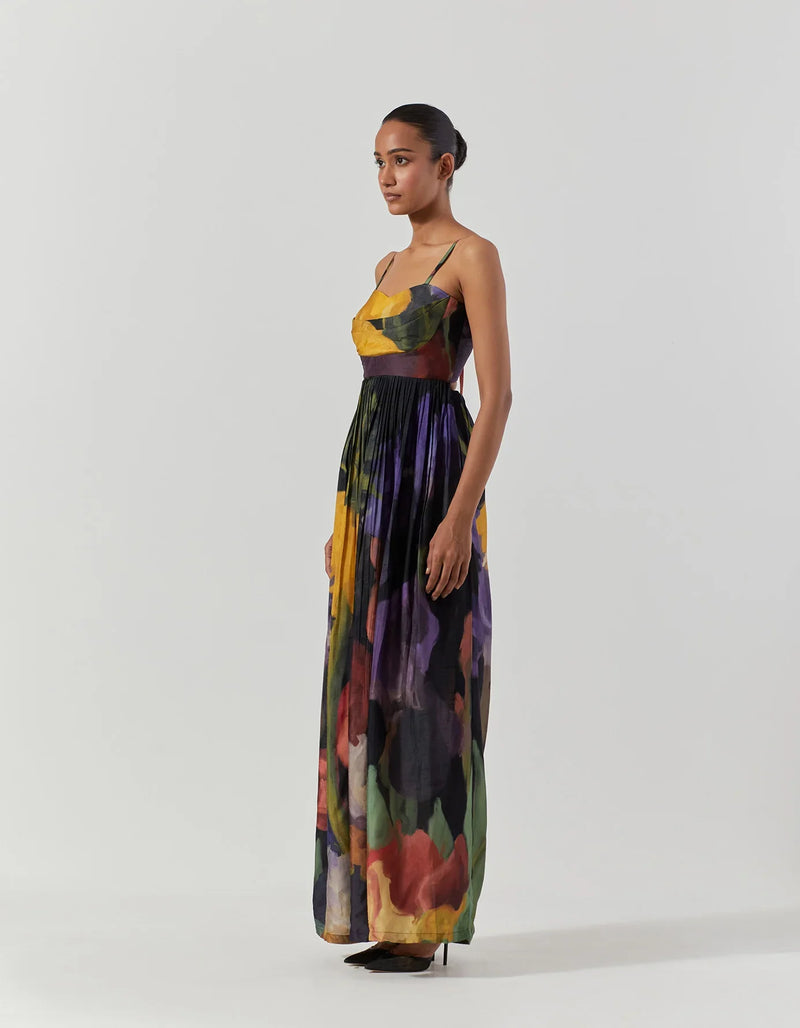 IVY DRESS satin by Yam in multi color for women Worldwide