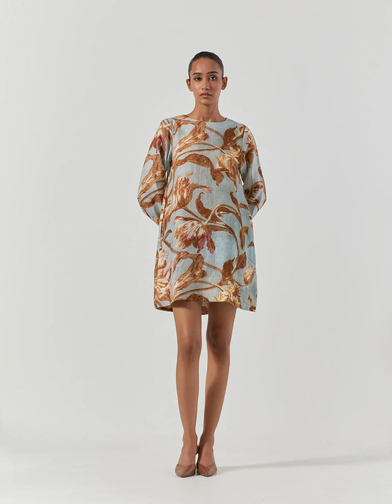 TREVI SHORT DRESS satin by Yam for women Worldwide