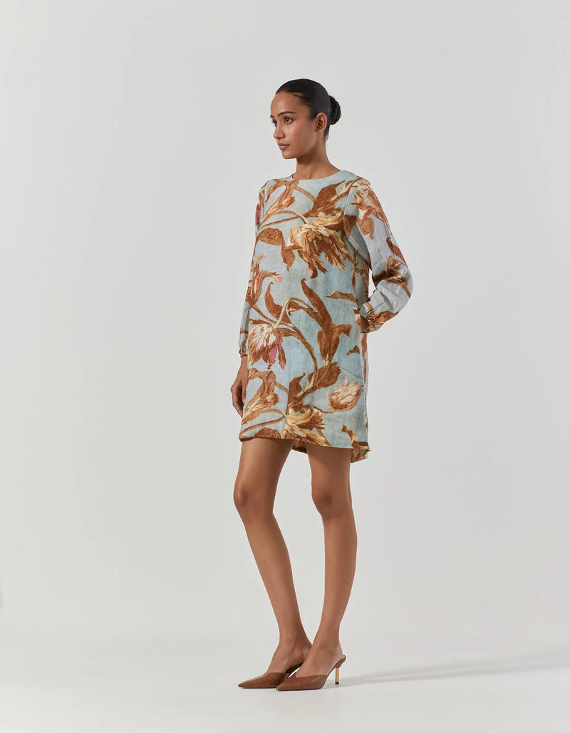 TREVI SHORT DRESS satin by Yam for women Worldwide