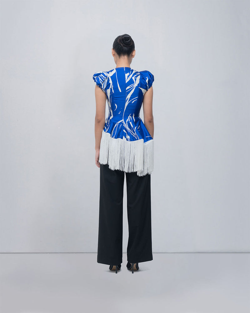 Bea Top viscose top/shirt by Leh Studios in ivory for women Worldwide