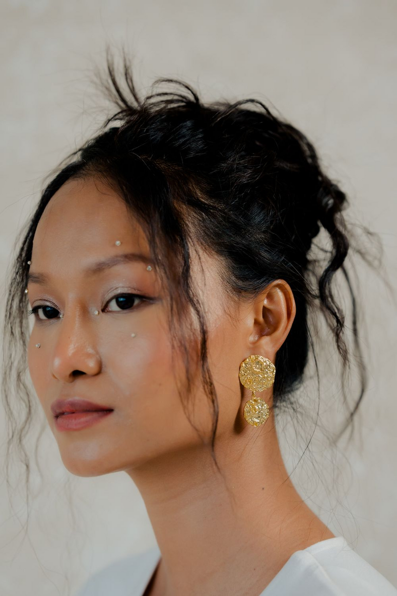 Do Chaand Earrings by Aarjavee for women Worldwide