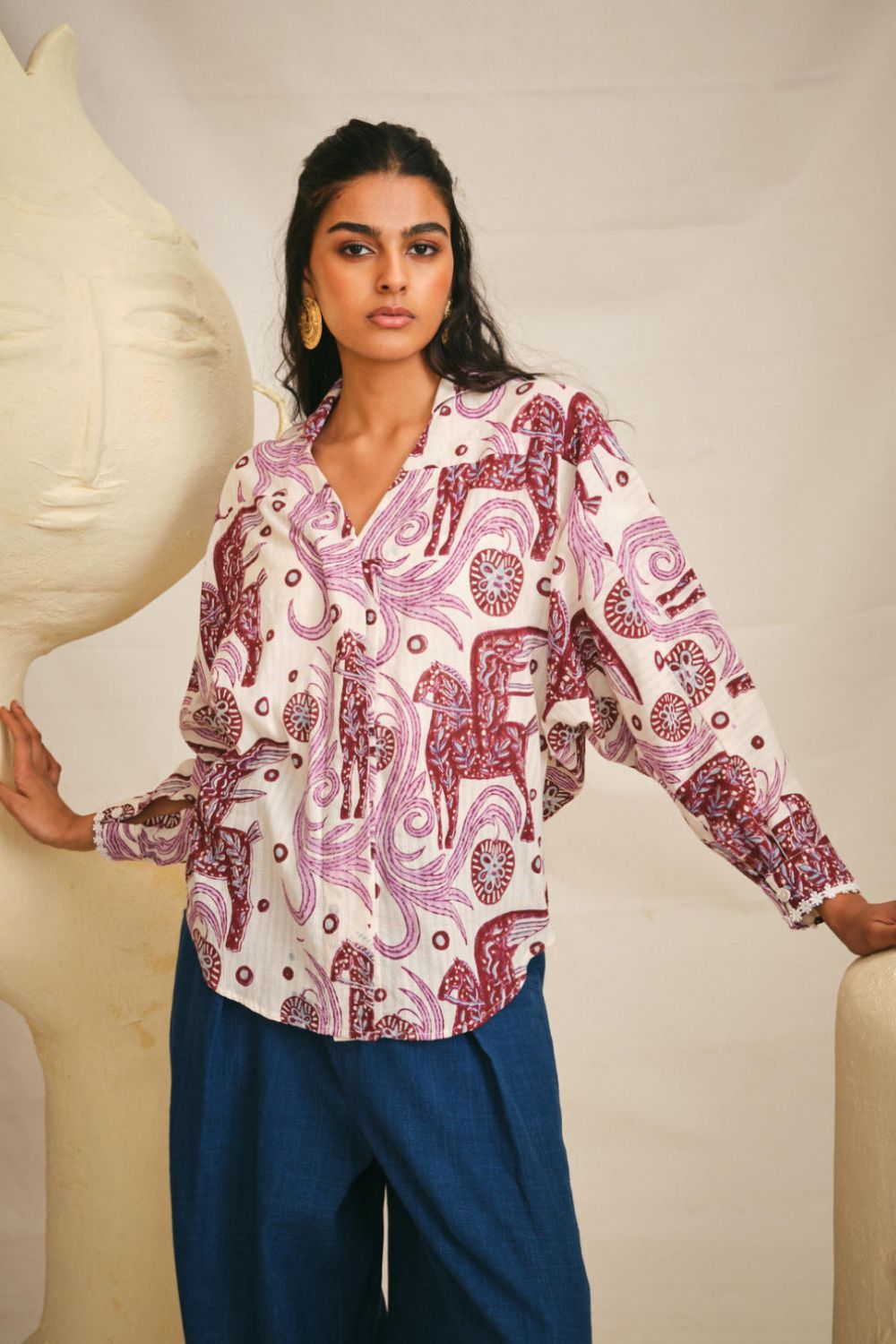 Cheriyal Handloom Shirt