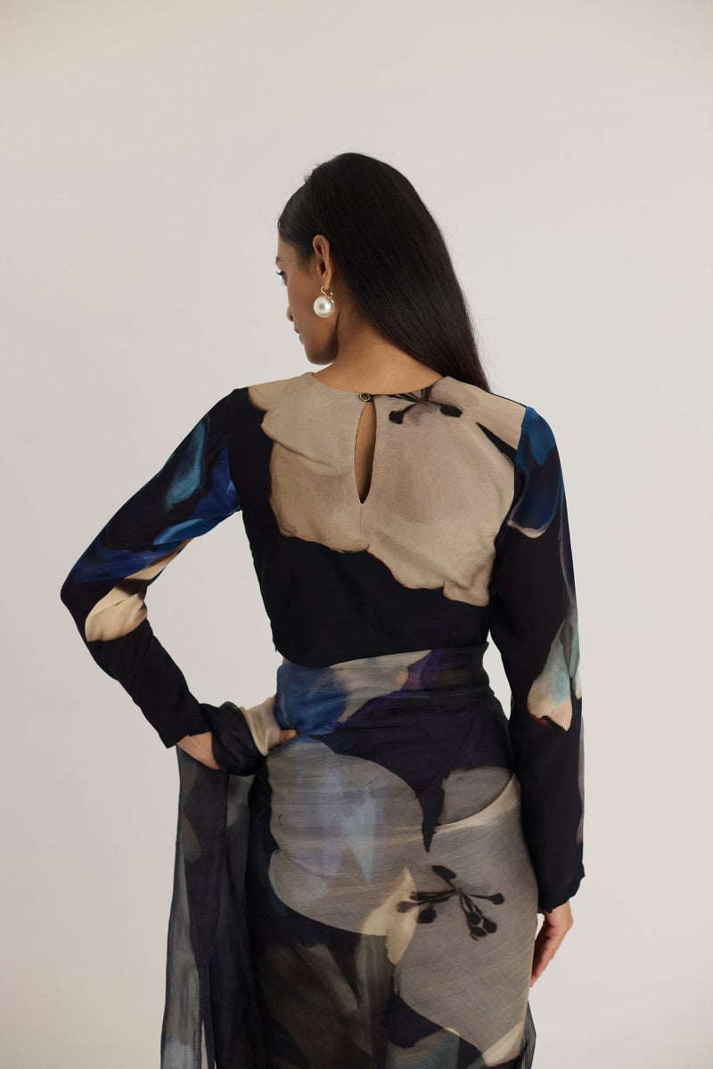 ROCCO BLOUSE by Yam in black color for women Worldwide