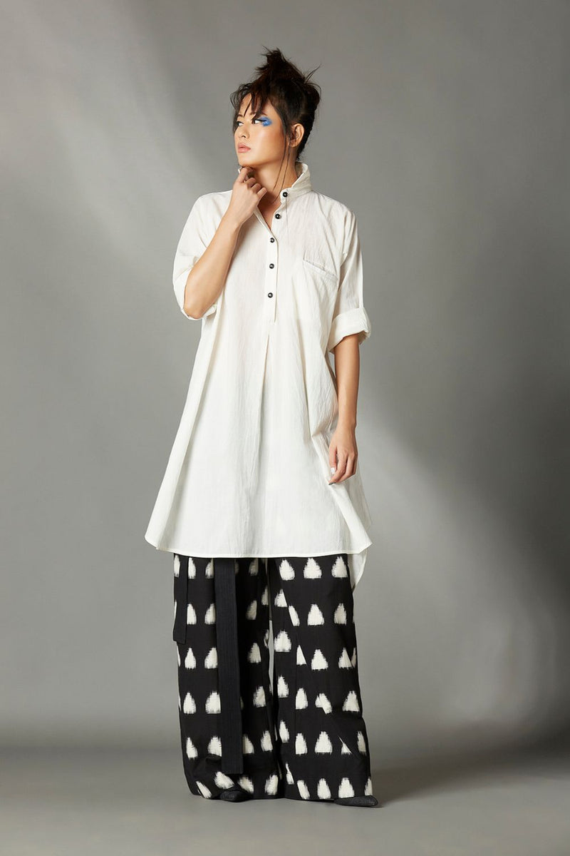 Ollie Shirt cotton by Chola in white color for women Worldwide