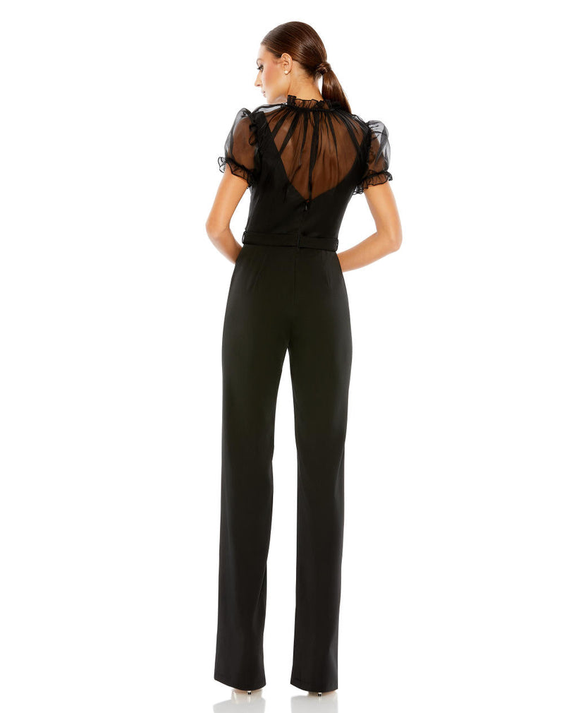 MD-26621 Jumpsuit-Black by Mac Duggal in black color for women Worldwide