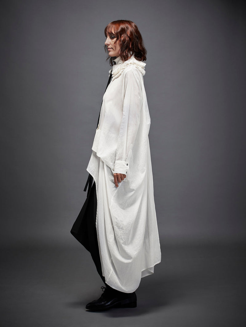 EMMA SHIRT cotton by Chola in white color for women Worldwide