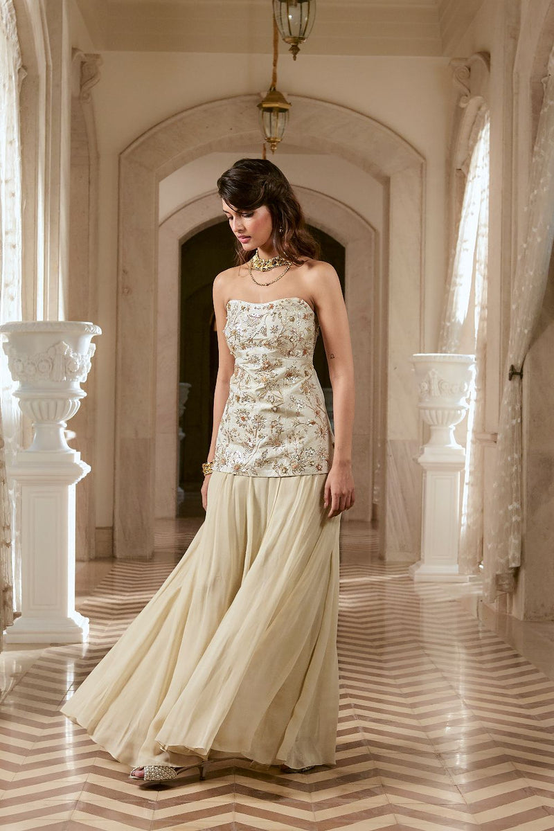 PH-2753 MARTINA PALAZZO SET by Paulmi & Harsh for women Worldwide