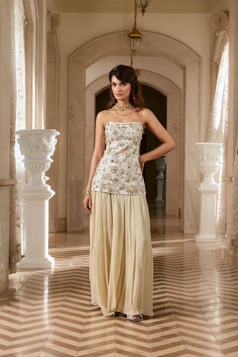 PH-2753 MARTINA PALAZZO SET by Paulmi & Harsh for women Worldwide