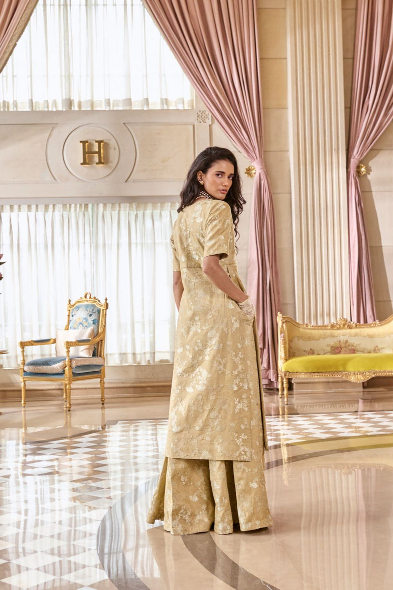 PH-2755 CHIARA KURTA SET – CHICORY by Paulmi & Harsh for women Worldwide