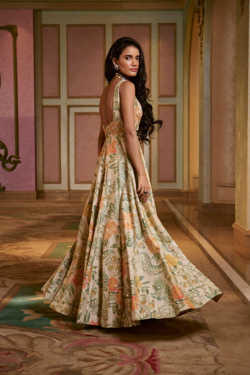PH-2757 LULU ANARKALI SET by Paulmi & Harsh for women Worldwide