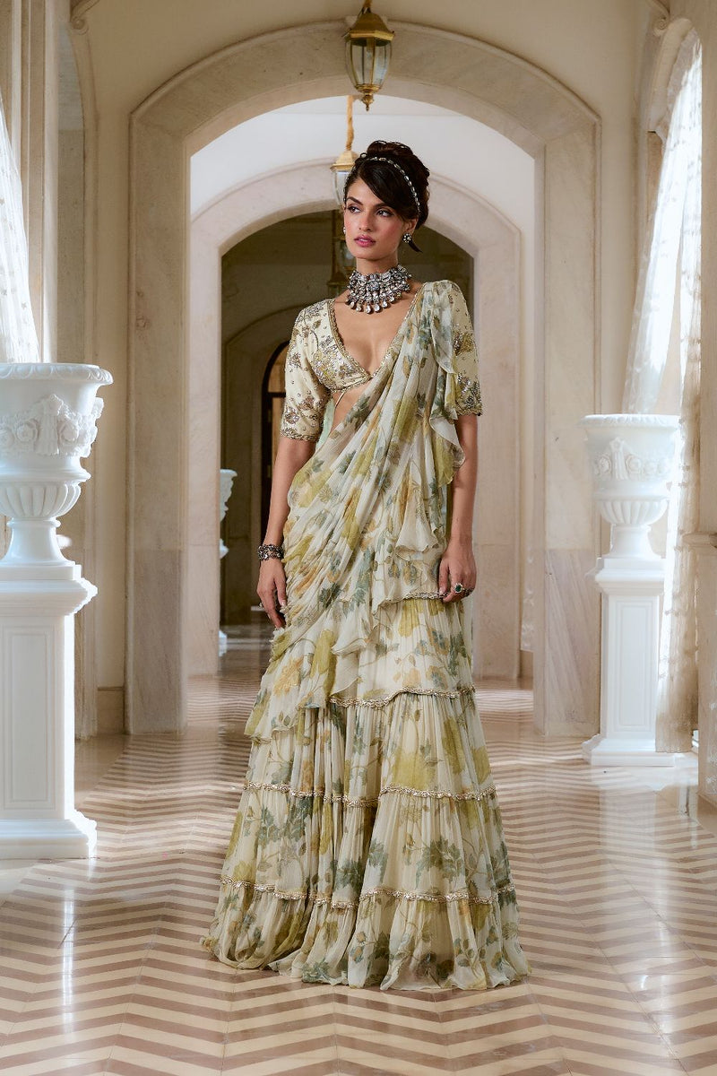 PH-2759 PERLA SAREE SET by Paulmi & Harsh for women Worldwide
