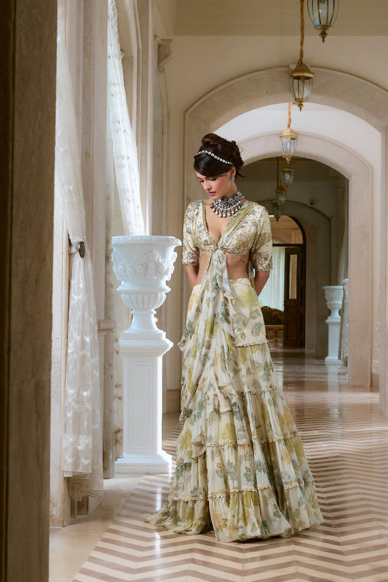 PH-2759 PERLA SAREE SET by Paulmi & Harsh for women Worldwide