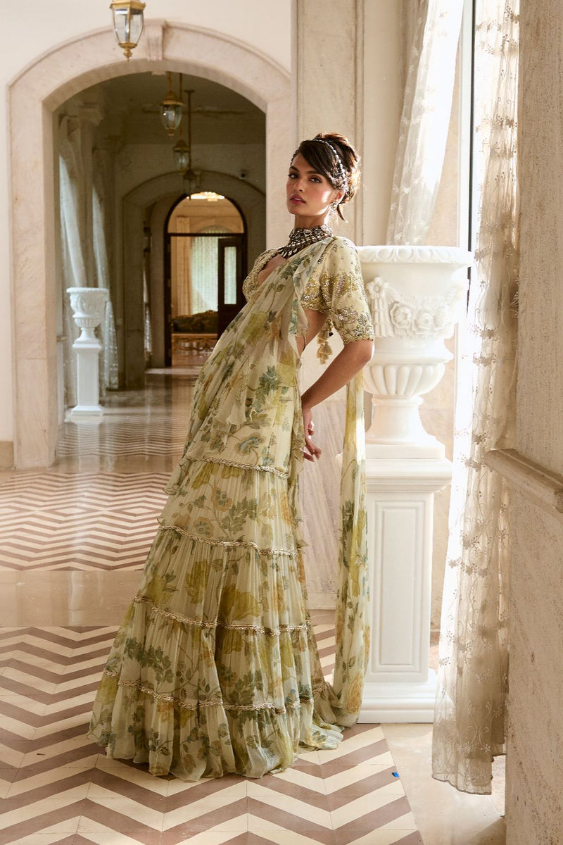 PH-2759 PERLA SAREE SET by Paulmi & Harsh for women Worldwide