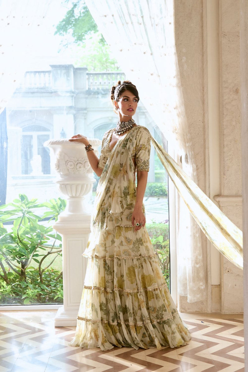 PH-2759 PERLA SAREE SET by Paulmi & Harsh for women Worldwide