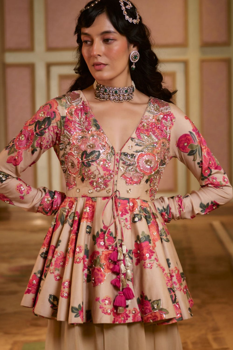 PH-2762 [H] JOSIE PEPLUM SET by Paulmi & Harsh for women Worldwide