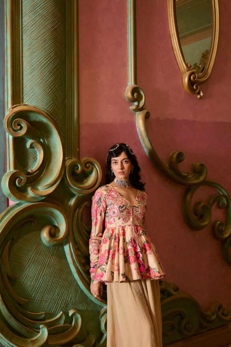 PH-2762 [H] JOSIE PEPLUM SET by Paulmi & Harsh for women Worldwide