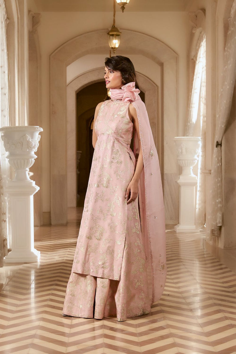 PH-2768 CHIARA KURTA SET – PINK by Paulmi & Harsh for women Worldwide