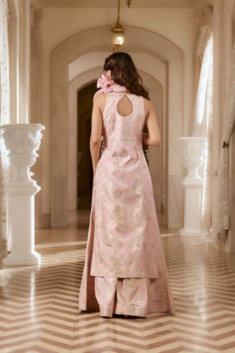 PH-2768 CHIARA KURTA SET – PINK by Paulmi & Harsh for women Worldwide