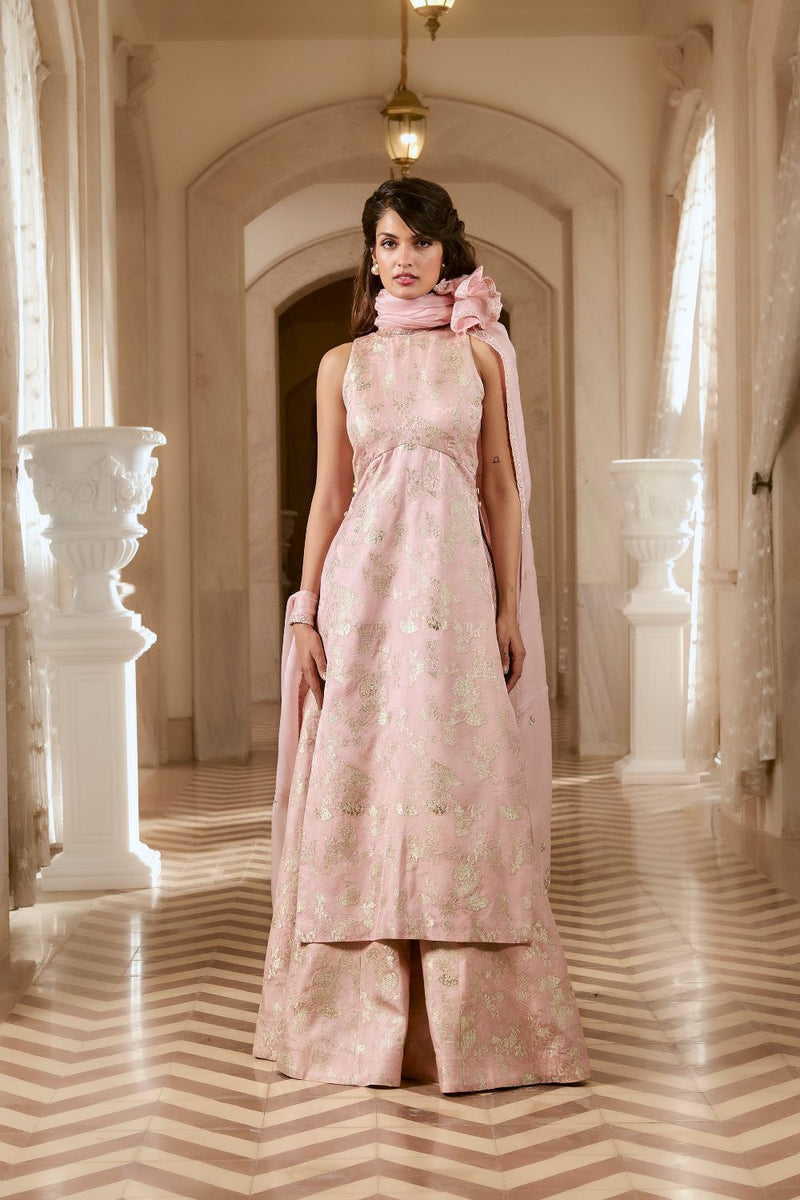 PH-2768 CHIARA KURTA SET – PINK by Paulmi & Harsh for women Worldwide