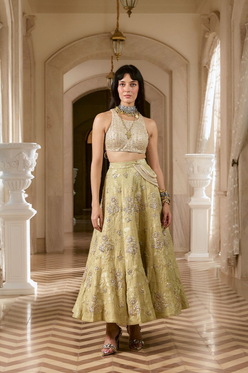 PH-2782 SONAM SKIRT SET by Paulmi & Harsh for women Worldwide