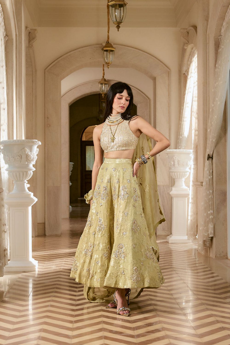 PH-2782 SONAM SKIRT SET by Paulmi & Harsh for women Worldwide