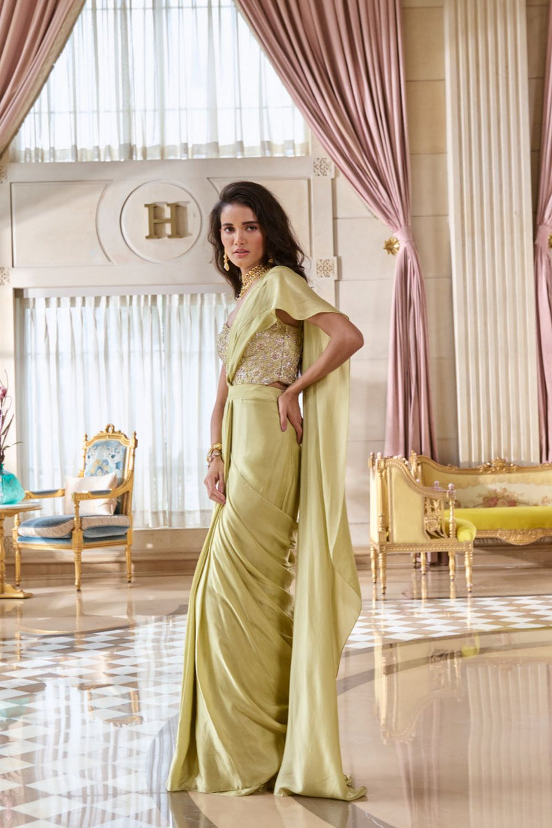 PH-2783 BLYTHE SAREE SET by Paulmi & Harsh for women Worldwide