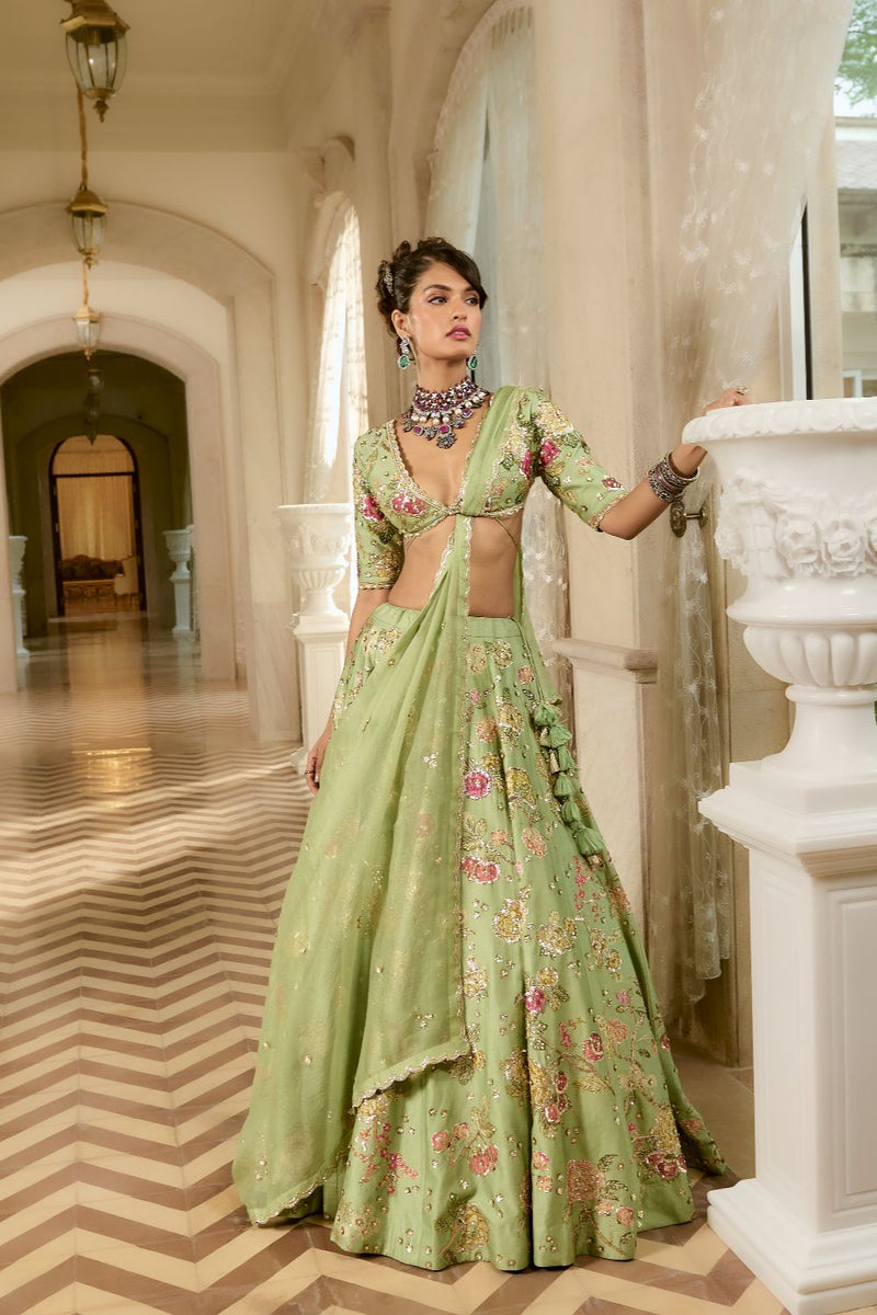 PH-2784 [L] APHRODITE LEHENGA SET by Paulmi & Harsh for women Worldwide