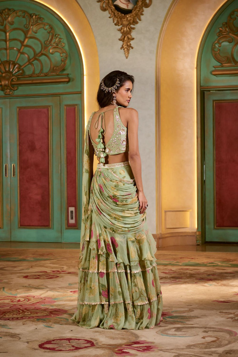 PH-2785 MISAKI SAREE SET by Paulmi & Harsh for women Worldwide