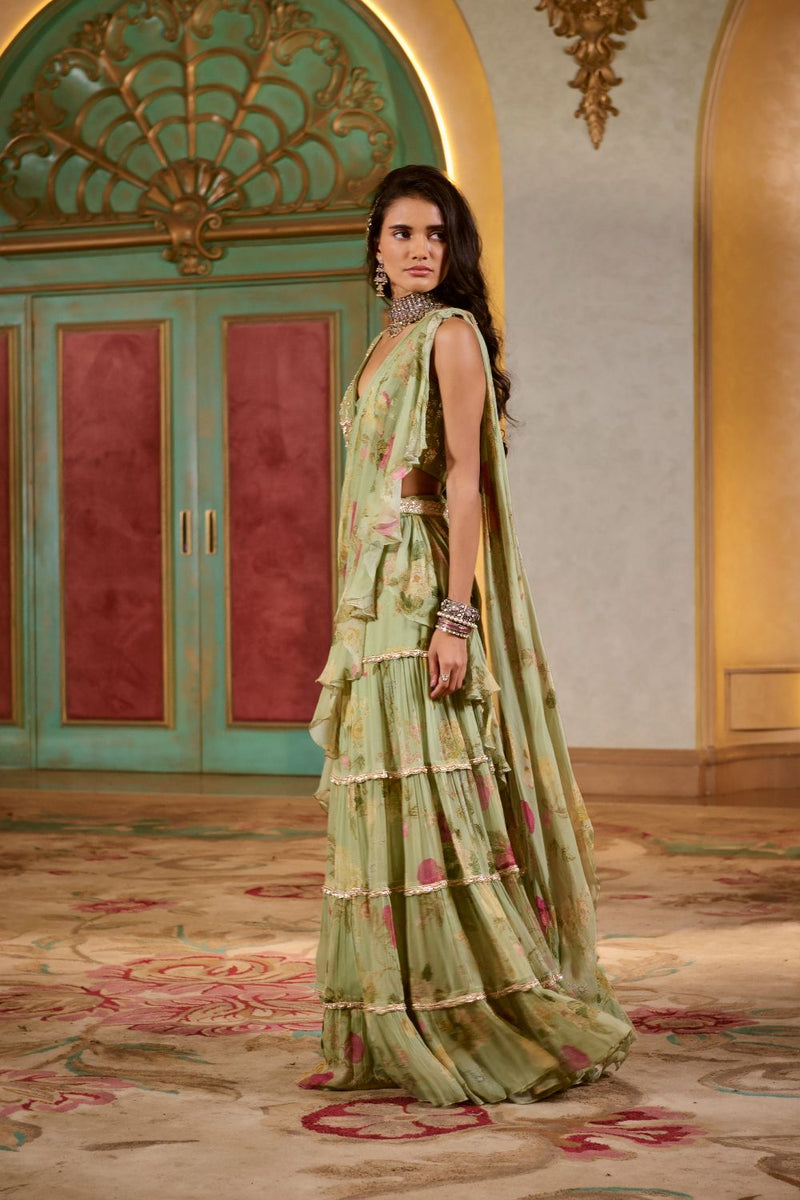 PH-2785 MISAKI SAREE SET by Paulmi & Harsh for women Worldwide