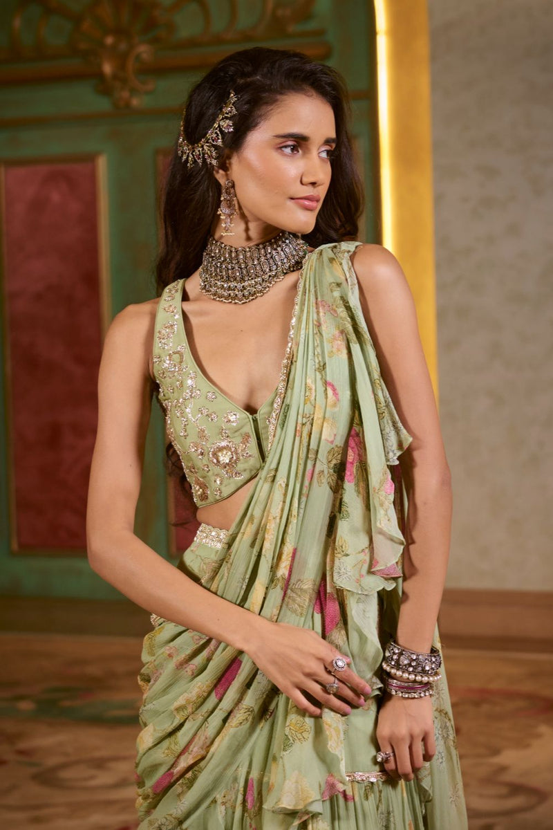 PH-2785 MISAKI SAREE SET by Paulmi & Harsh for women Worldwide
