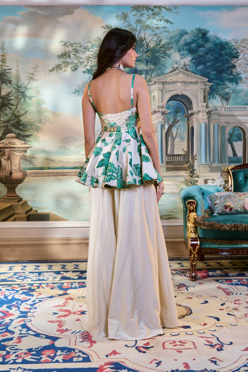 PH-2786 FARAH PEPLUM SET by Paulmi & Harsh for women Worldwide