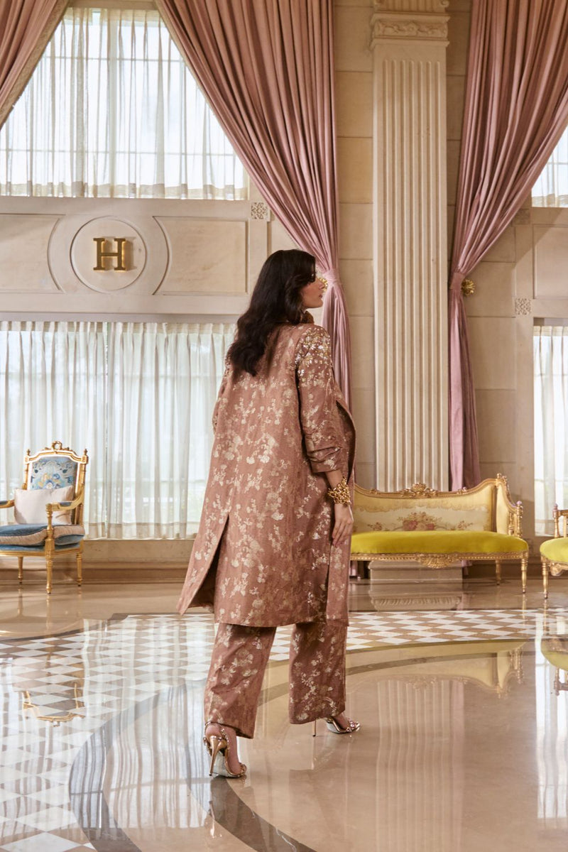 PH-2789 HEMSLEY BLAZER SET by Paulmi & Harsh for women Worldwide
